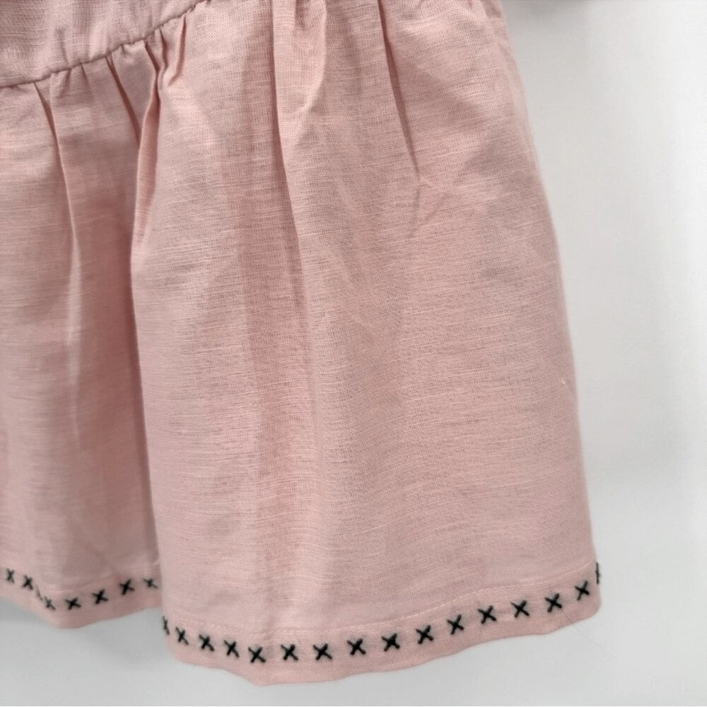 TUCKERNUCK Bermuda Pink Palmerston Mini Puff Sleeve Dress Bermuda Pink Sz. XS - Picture 16 of 16